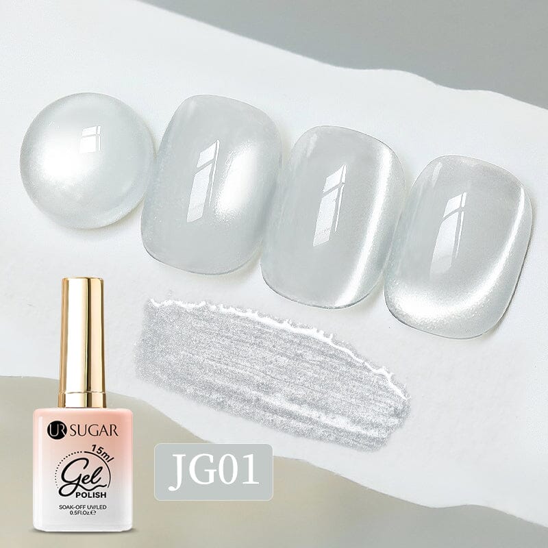 Jelly Glass Cat Magnetic Gel 15ml Gel Nail Polish UR SUGAR 