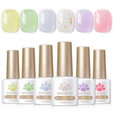 6 Colors Jelly Gel Polish Set 7ml