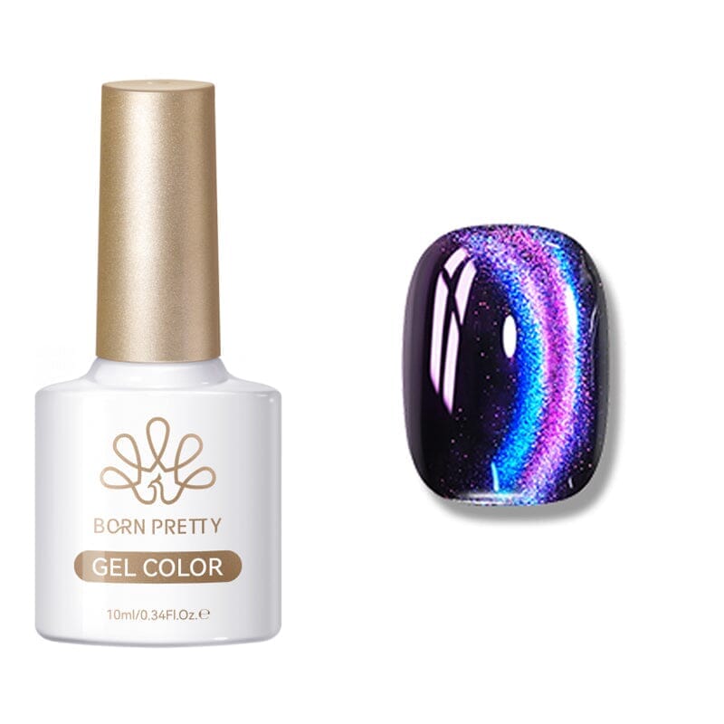 9D Cat Magnetic Gel Polish Polaris 10ml Gel Nail Polish BORN PRETTY MY28 