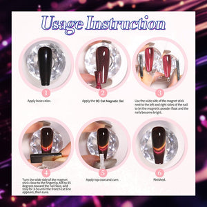 9D Cat Magnetic Gel Polish 10ml Gel Nail Polish BORN PRETTY 