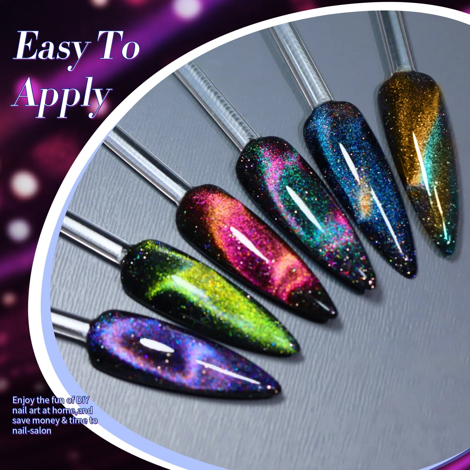 6 Colors 9D Cat Magnetic Gel Polish Set Polaris 7ml Gel Nail Polish BORN PRETTY 