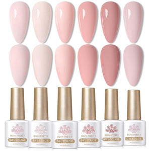 6 Colors Gel Polish S03 Cupid's Whisper 7ml Gel Nail Polish BORN PRETTY 