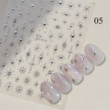 Glitter Starlight Rhinestones 3D Nail Stickers Nail Sticker No Brand 05 