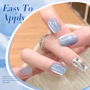 Glitter Cat Magnetic Gel Polish MY37 Glacier 15ml Gel Nail Polish BORN PRETTY 