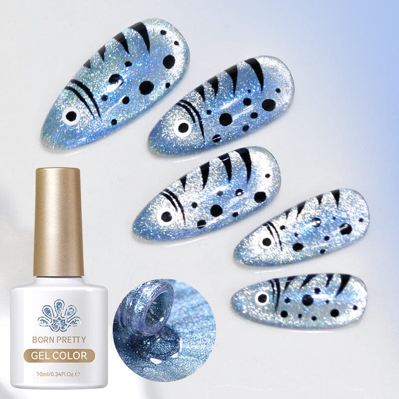 Cat Magnetic Gel Polish MY37 Glacier 10ml Gel Nail Polish BORN PRETTY 