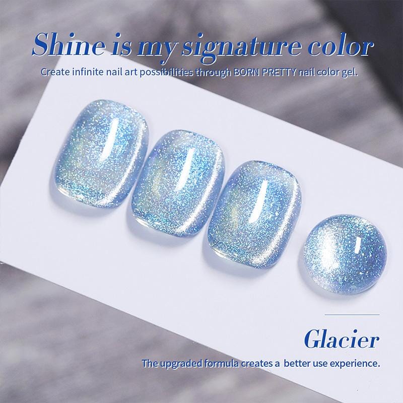 Crystal Cat Magnetic Gel MY37 Glacier 10ml – BORN PRETTY