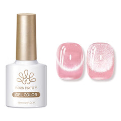 Crystal Cat Magnetic Gel MY40 Myrtle 10ml Gel Nail Polish BORN PRETTY 