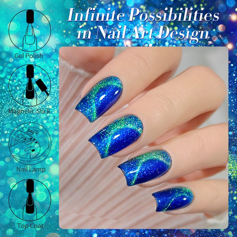 Cat Magnetic Gel Polish MY44 Interstellar 10ml Gel Nail Polish BORN PRETTY 