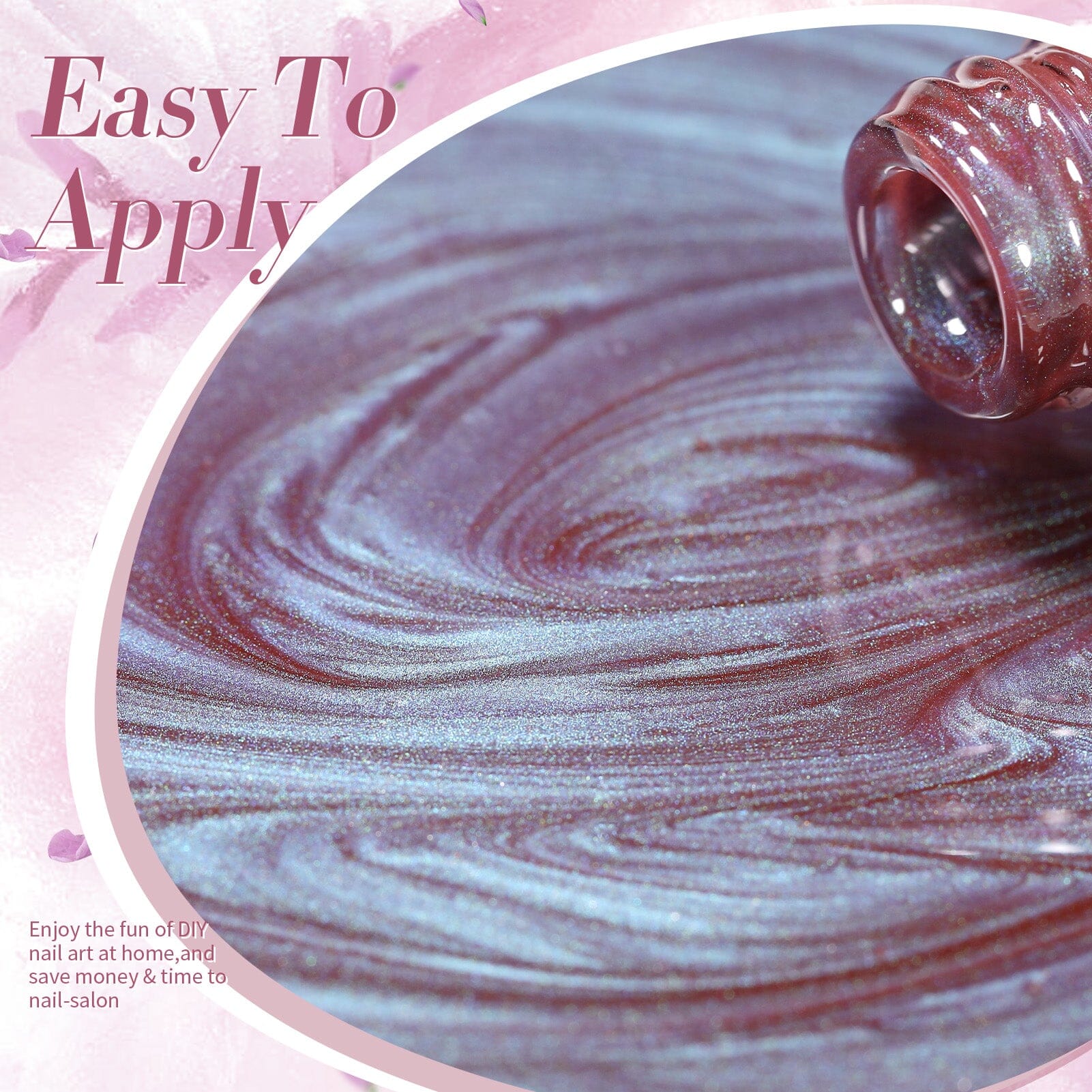 Pink Cat Magnetic Gel Polish MY46 Hyacinth 15ml Gel Nail Polish BORN PRETTY 