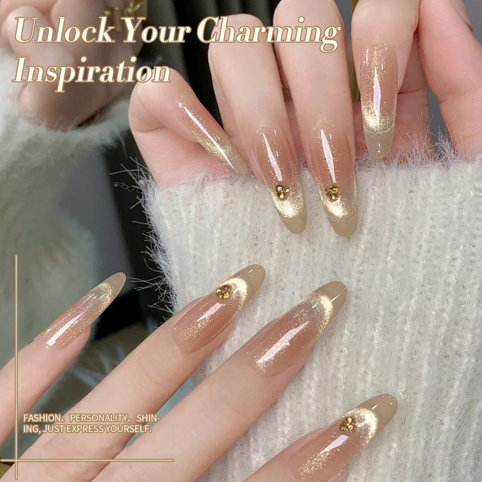 Golden Yellow Cat Magnetic Gel Polish GC02 15ml Gel Nail Polish BORN PRETTY 