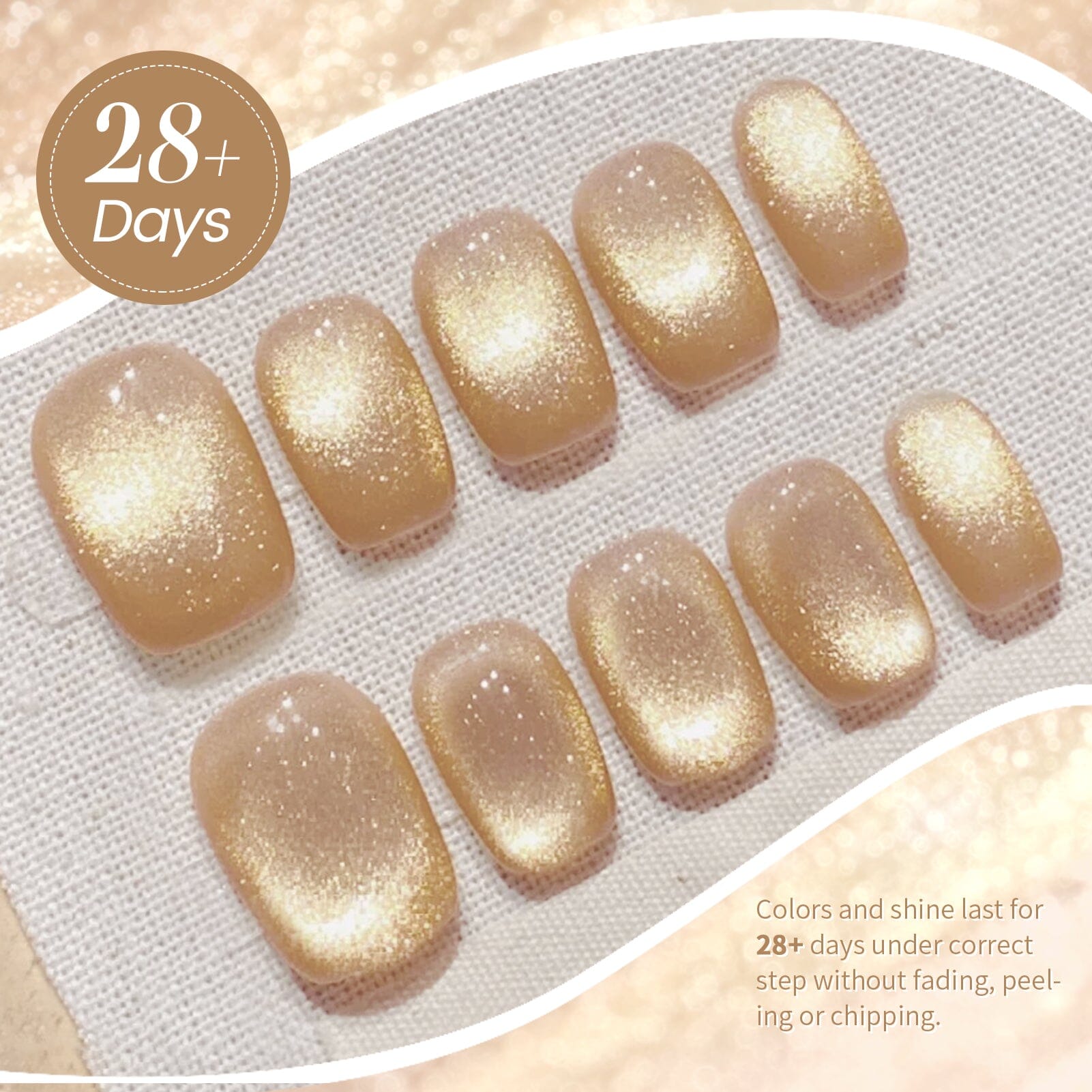 Golden Yellow Cat Magnetic Gel Polish GC02 15ml Gel Nail Polish BORN PRETTY 