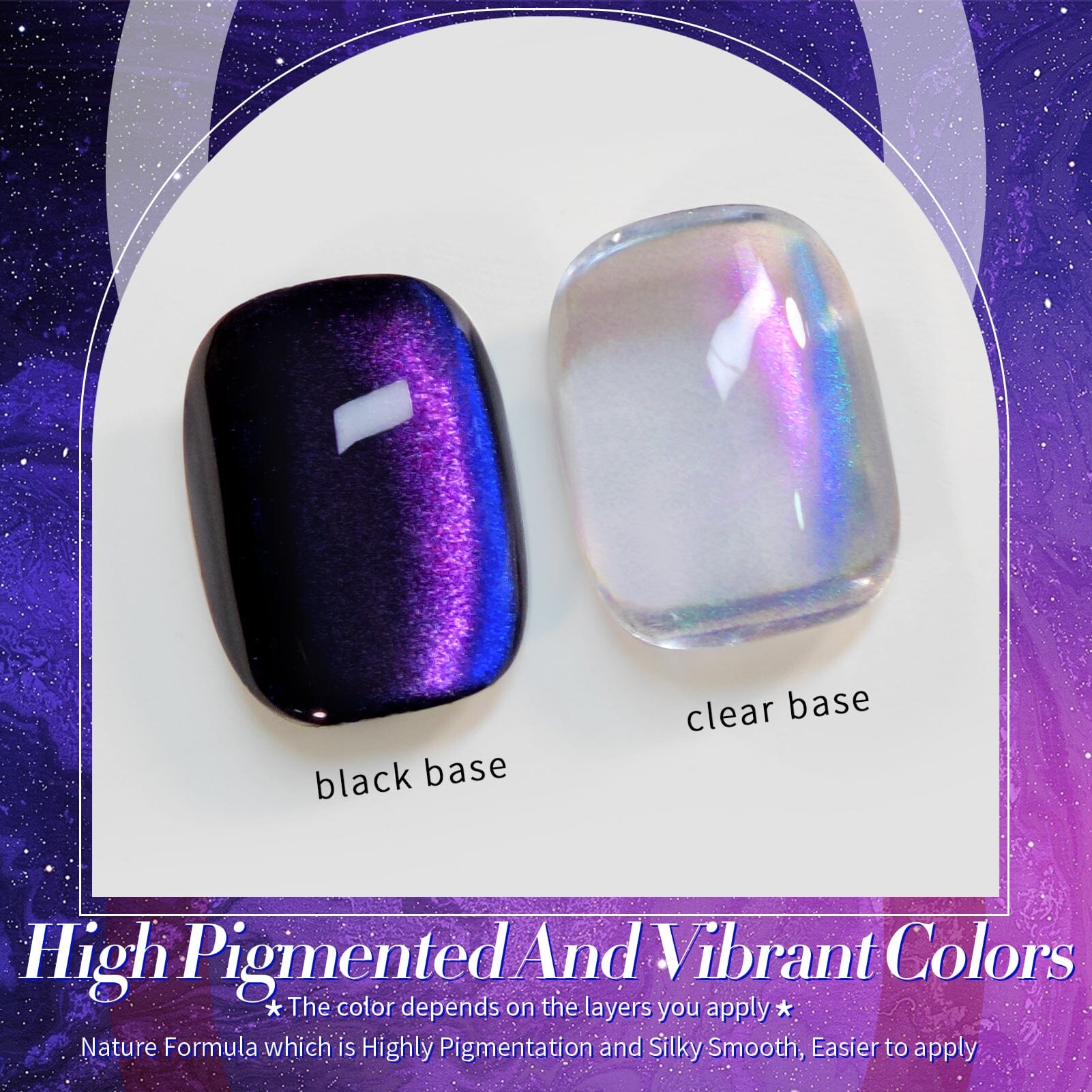 Purple Chameleon Cat Magnetic Gel Polish MY51 Heaven Purple 15ml Gel Nail Polish BORN PRETTY 