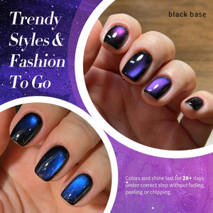 Purple Chameleon Cat Magnetic Gel Polish MY51 Heaven Purple 15ml Gel Nail Polish BORN PRETTY 