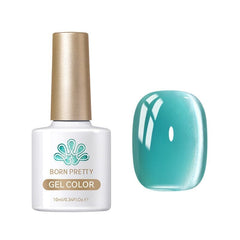 Glass Cat Magnetic Gel Polish Freedom Land 10ml Gel Nail Polish BORN PRETTY MY56 