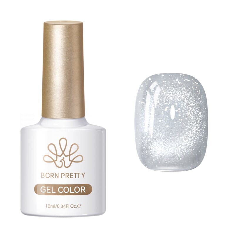 Glitter Cat Magnetic Gel Mambo Ice 10ml Gel Nail Polish BORN PRETTY MY58 