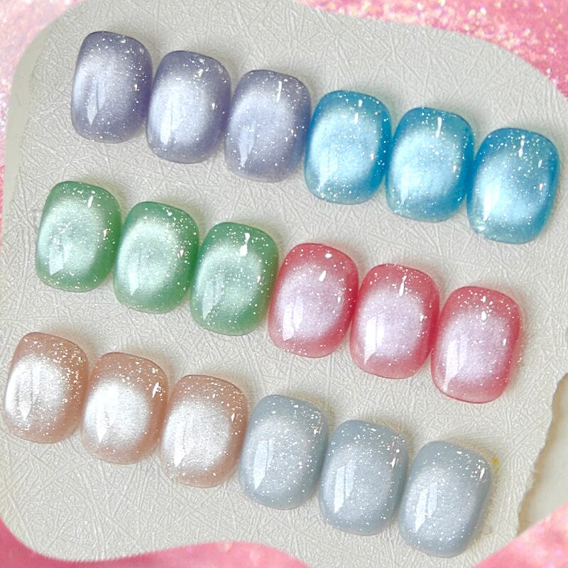 Pink Glitter Cat Magnetic Gel Polish MY60 Mambo Ice 10ml Gel Nail Polish BORN PRETTY 