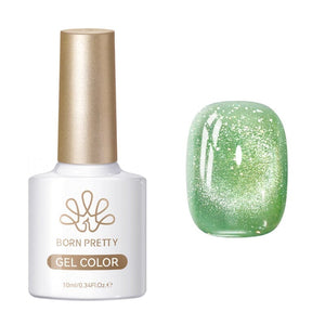 Glitter Cat Magnetic Gel MY61 Mambo Ice 10ml Gel Nail Polish BORN PRETTY 