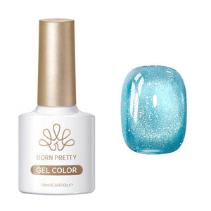 Glitter Cat Magnetic Gel MY62 Mambo Ice 10ml Gel Nail Polish BORN PRETTY 