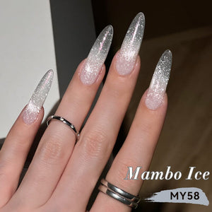 Glitter Cat Magnetic Gel Polish Mambo Ice 10ml Gel Nail Polish BORN PRETTY MY58 