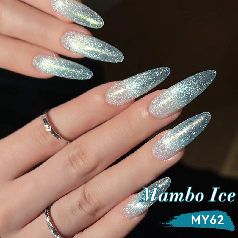 Glitter Cat Magnetic Gel Polish Mambo Ice 10ml Gel Nail Polish BORN PRETTY MY62 