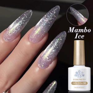 Glitter Cat Magnetic Gel Polish Mambo Ice 10ml Gel Nail Polish BORN PRETTY 
