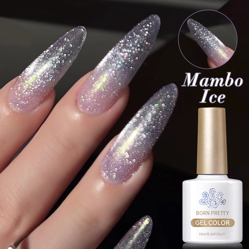 Glitter Cat Magnetic Gel Polish Mambo Ice 10ml Gel Nail Polish BORN PRETTY 
