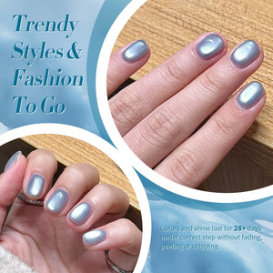 6 Colors Blue Lover Cat Magnetic Gel Polish Set 7ml Gel Nail Polish BORN PRETTY 