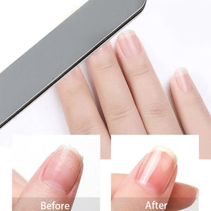 Black White Grey 3-sided Nail File Buffer Tools & Accessories No Brand 