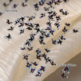 20pcs Ice Transparent Butterflies 3D Nail Decorations Nail Decoration No Brand 04 