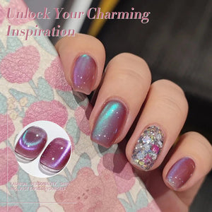 Brown Green Cat Magnetic Gel Polish MY135 Firefly 15ml Gel Nail Polish BORN PRETTY 