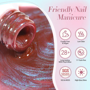 Brown Green Cat Magnetic Gel Polish MY135 Firefly 15ml Gel Nail Polish BORN PRETTY 