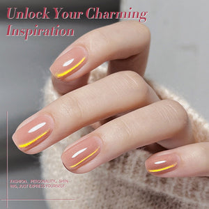 Red Yellow Cat Magnetic Gel Polish MY138 Firefly 15ml Gel Nail Polish BORN PRETTY 