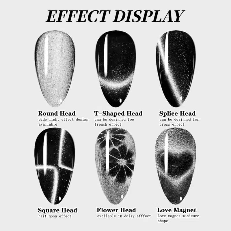 Black 6 IN 1 Strong Magnetic Stick #01 Tools & Accessories No Brand 