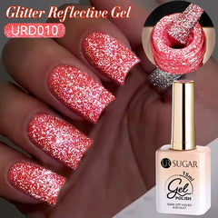 Glitter Reflective Gel URD010 15ml Gel Nail Polish UR SUGAR 