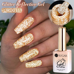 Glitter Reflective Gel URD011 15ml Gel Nail Polish UR SUGAR 