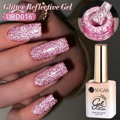 Glitter Reflective Gel URD016 15ml Gel Nail Polish UR SUGAR 