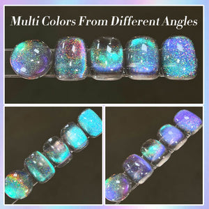 Blue Purple Holo Cat Magnetic Gel Polish MY122 Midnight 10ml Gel Nail Polish BORN PRETTY 