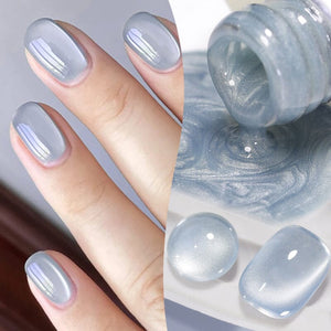 Blue Moonlight Cat Magnetic Gel Polish MY129 Haze Blue 10ml Gel Nail Polish BORN PRETTY 