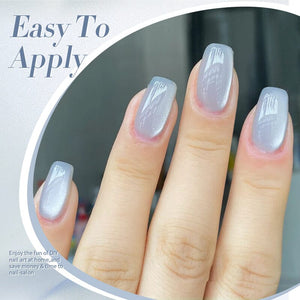 Blue Moonlight Cat Magnetic Gel Polish MY129 Haze Blue 10ml Gel Nail Polish BORN PRETTY 