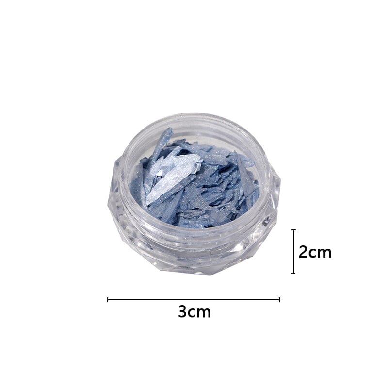 Irregular Natural Shell Pieces 3D Nail Decorations Nail Decoration No Brand 