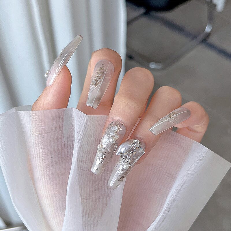Irregular Natural Shell Pieces 3D Nail Decorations Nail Decoration No Brand 