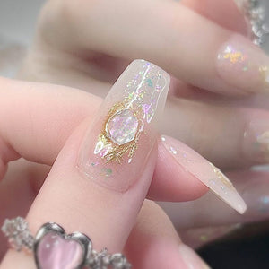 Irregular Natural Shell Pieces 3D Nail Decorations Nail Decoration No Brand 