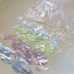 Irregular Natural Shell Pieces 3D Nail Decorations Nail Decoration No Brand 