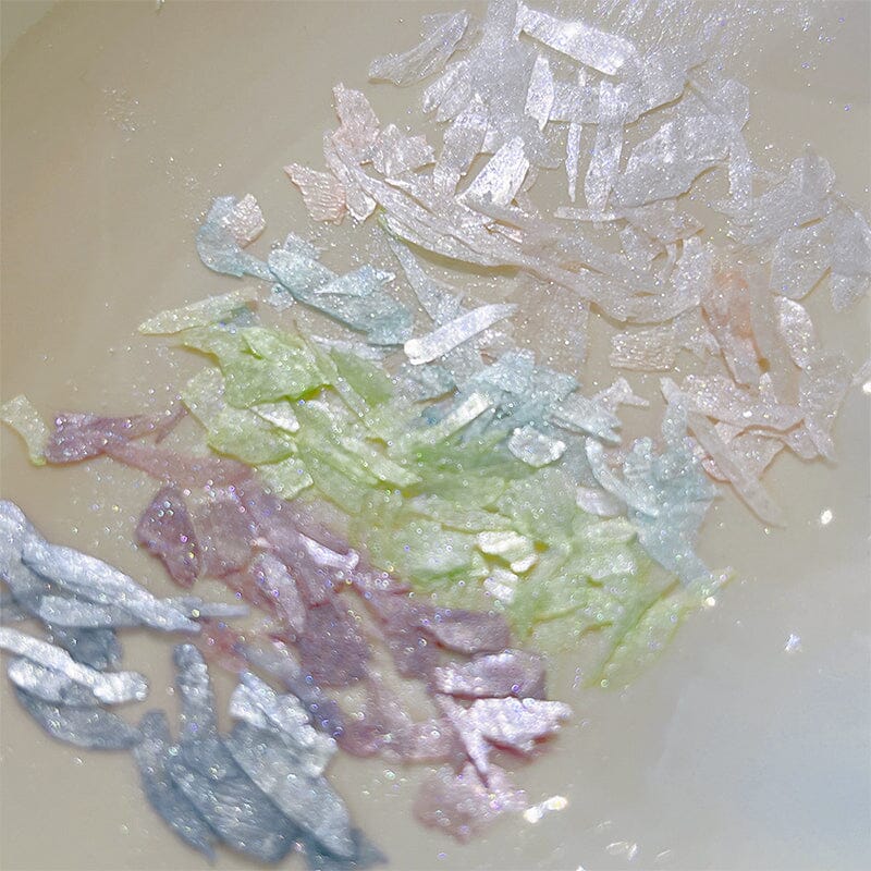 Irregular Natural Shell Pieces 3D Nail Decorations Nail Decoration No Brand 