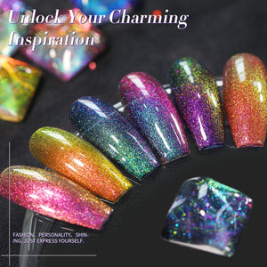 6 Colors Chameleon Nail Gel Polish S24 Infinity 7ml Gel Nail Polish BORN PRETTY 