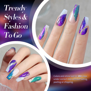 6 Colors Chameleon Nail Gel Polish S24 Infinity 7ml Gel Nail Polish BORN PRETTY 