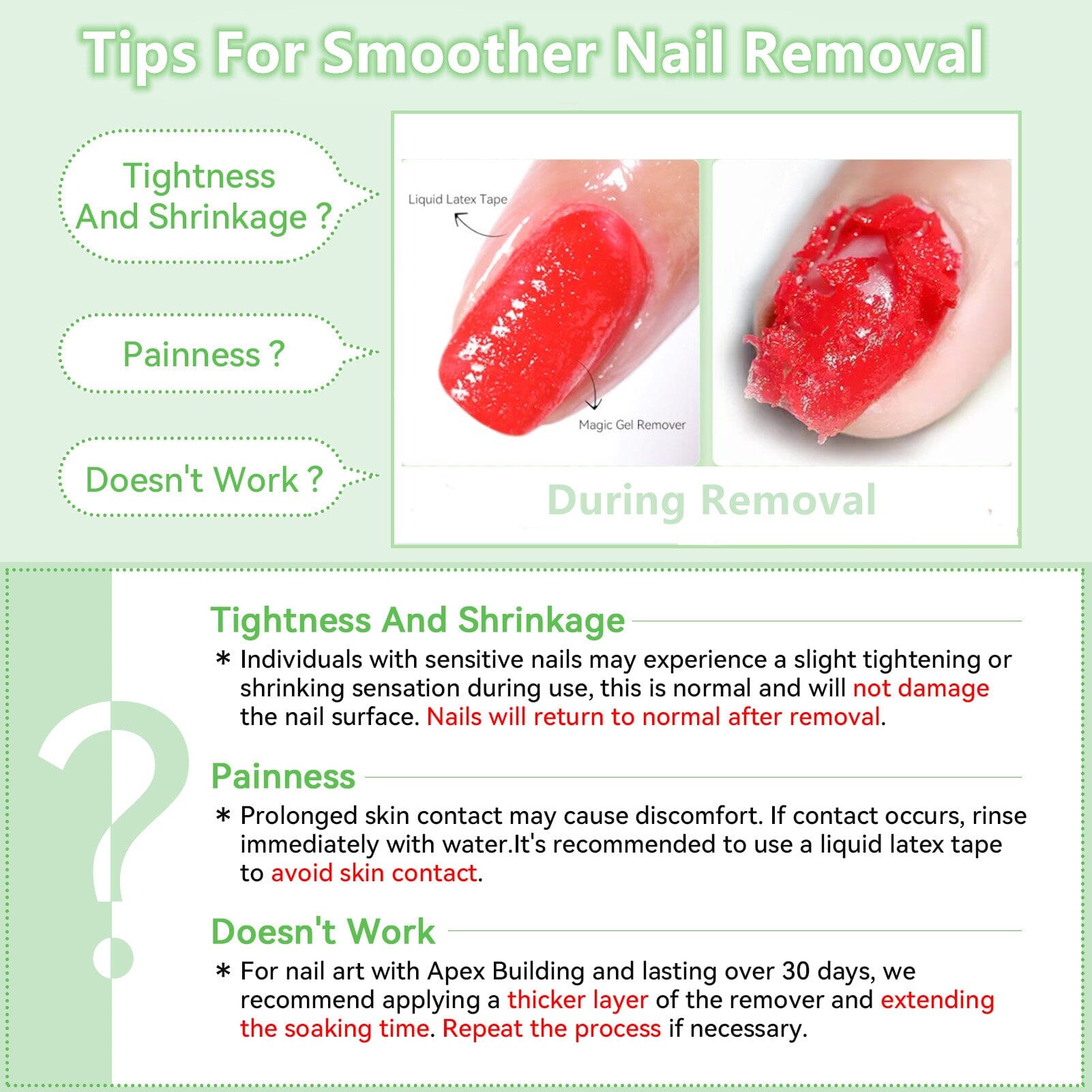 Magic Gel Remover New Upgrade Acetone-Free 15ml Gel Nail Polish BORN PRETTY 