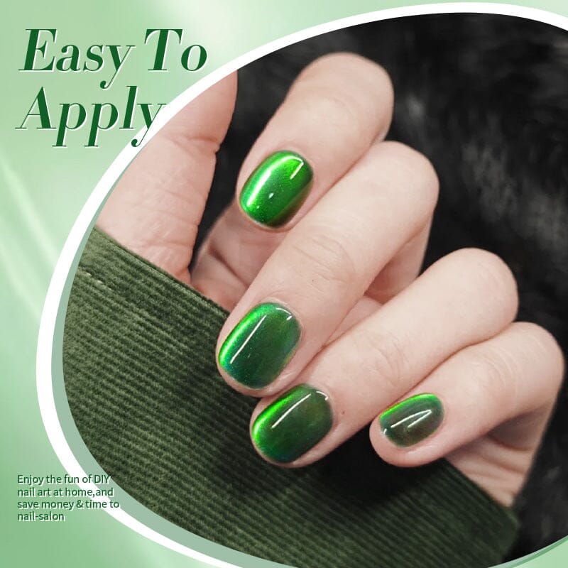Green Colored Cat Magnetic Gel Polish MY269 Imperial Green 10ml Gel Nail Polish BORN PRETTY 