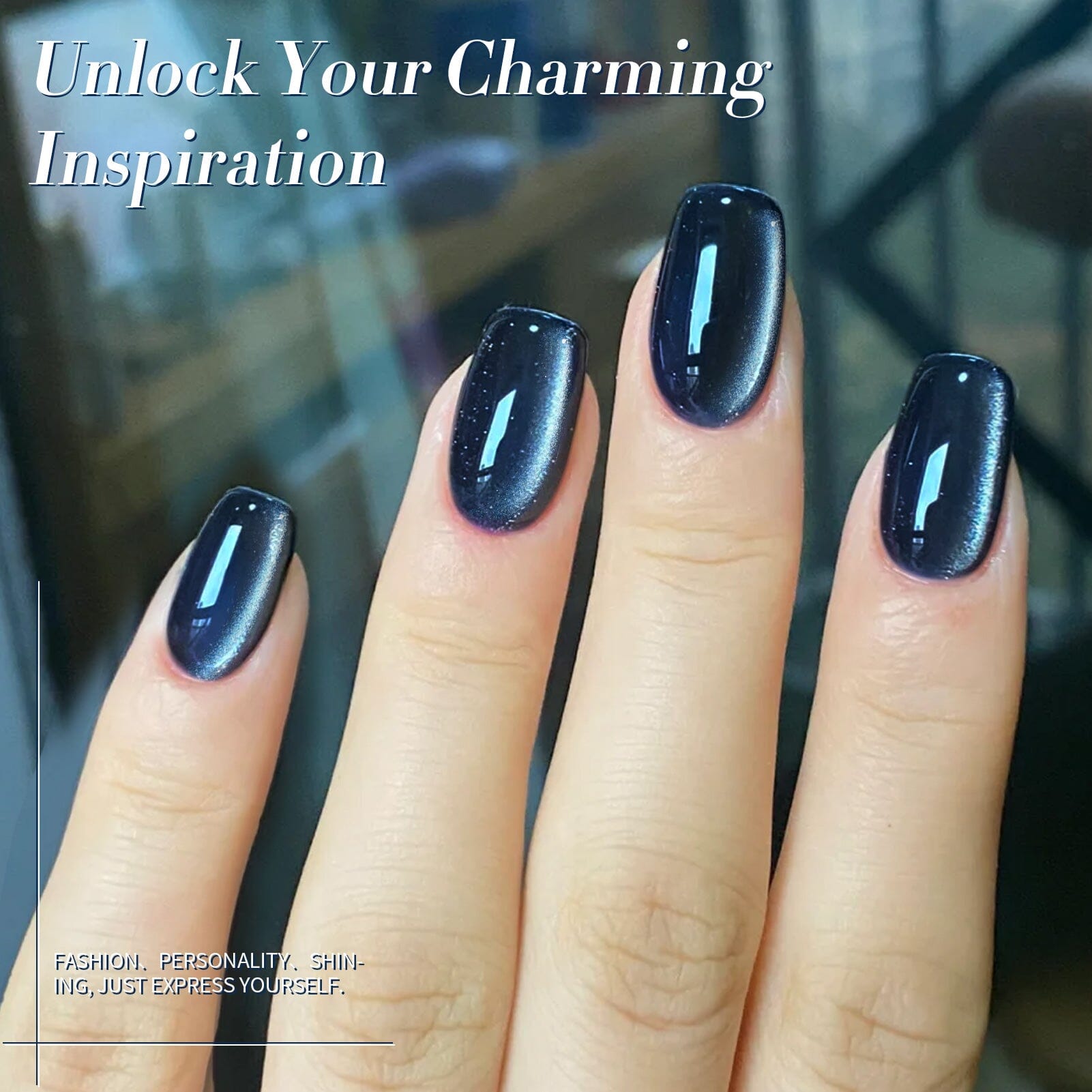 Blue Pearl Cat Magnetic Gel Polish 15ml Gel Nail Polish BORN PRETTY 