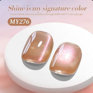 Brown Glass Cat Magnetic Gel Polish MY276 Light Vei 15ml Gel Nail Polish BORN PRETTY 
